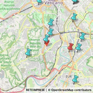 Mappa Via Paolo Mantegazza, 00151 Roma RM, Italia (3.14308)