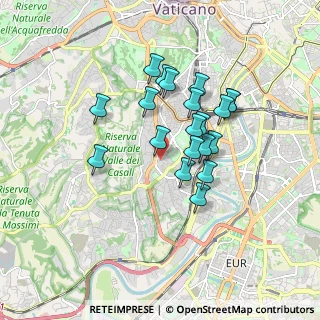 Mappa Via Paolo Mantegazza, 00151 Roma RM, Italia (1.5135)