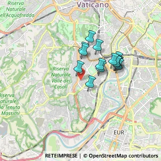 Mappa Via Paolo Mantegazza, 00151 Roma RM, Italia (1.51357)