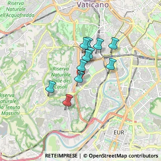 Mappa Via Paolo Mantegazza, 00151 Roma RM, Italia (1.38727)