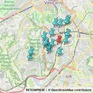 Mappa Via Dante de Blasi, 00151 Roma RM, Italia (1.45889)