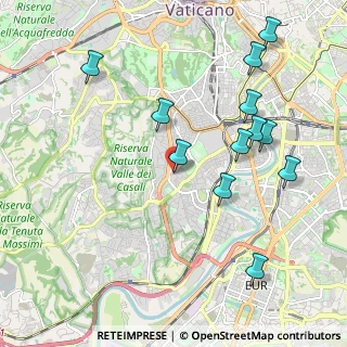 Mappa Via Paolo Mantegazza, 00151 Roma RM, Italia (2.33417)