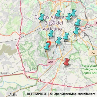 Mappa Via Paolo Mantegazza, 00151 Roma RM, Italia (4.33182)