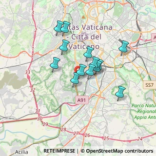Mappa Via Paolo Mantegazza, 00151 Roma RM, Italia (2.96615)