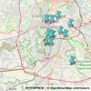 Mappa Via Paolo Mantegazza, 00151 Roma RM, Italia (3.55)