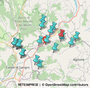 Mappa Zona Industriale snc presso, 86080 Castel del giudice IS, Italia (7.652)