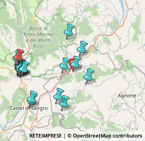 Mappa Zona Industriale snc presso, 86080 Castel del giudice IS, Italia (9.883)