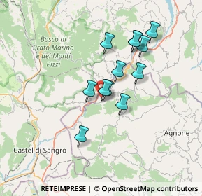 Mappa Zona Industriale snc presso, 86080 Castel del giudice IS, Italia (5.97333)