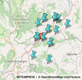 Mappa Zona Industriale snc presso, 86080 Castel del giudice IS, Italia (6.0595)