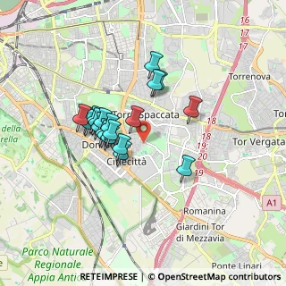 Mappa Via Francesco Pellegrini, 00173 Roma RM, Italia (1.4665)