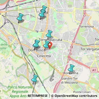 Mappa Via Francesco Pellegrini, 00173 Roma RM, Italia (2.45364)