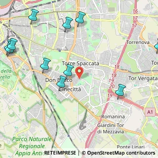 Mappa Via Francesco Pellegrini, 00173 Roma RM, Italia (3.12)