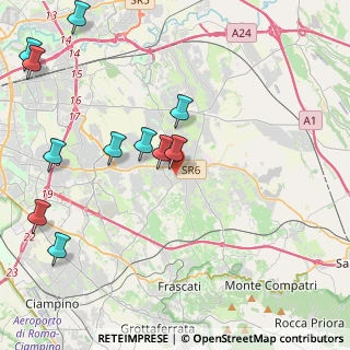 Mappa Via Mascalucia, 00132 Roma RM, Italia (5.37)