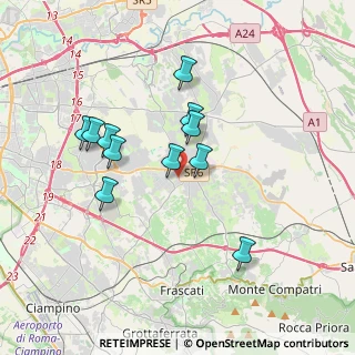 Mappa Via Mascalucia, 00132 Roma RM, Italia (3.37727)