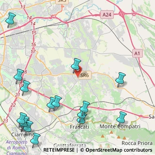 Mappa Via Mascalucia, 00132 Roma RM, Italia (6.85)