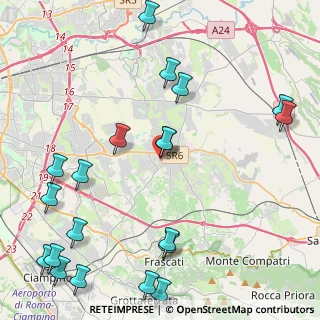 Mappa Via Mascalucia, 00132 Roma RM, Italia (6.118)