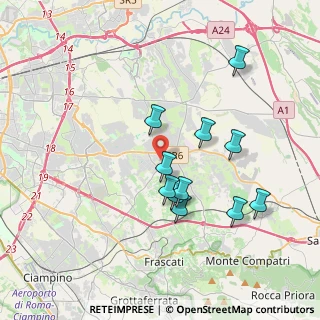 Mappa Via Mascalucia, 00132 Roma RM, Italia (3.62091)