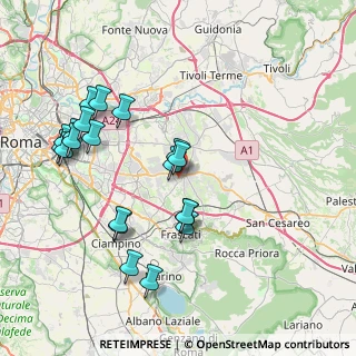Mappa Via Mascalucia, 00132 Roma RM, Italia (8.6915)