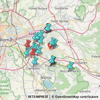 Mappa Via Mascalucia, 00132 Roma RM, Italia (6.097)