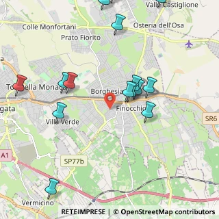 Mappa Via Mascalucia, 00132 Roma RM, Italia (2.522)