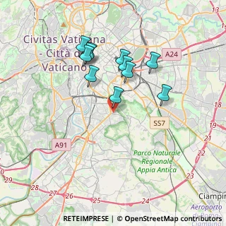 Mappa Via Leon Pancaldo, 00147 Roma RM, Italia (3.51727)