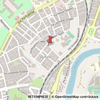 Mappa Via Amilcare Cucchini, 12, 00149 Roma, Roma (Lazio)