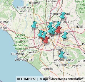 Mappa Via Amilcare Cucchini, 00149 Roma RM, Italia (10.32083)