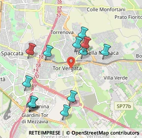 Mappa Via Gian Battista Miliani, 00133 Roma RM, Italia (2.23692)
