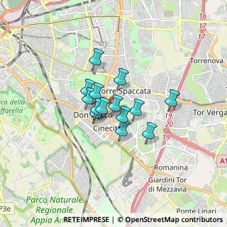 Mappa Via Giuseppe Chiovenda, 00173 Roma RM, Italia (1.09643)