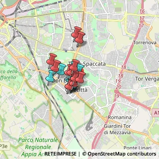 Mappa Via Giuseppe Chiovenda, 00173 Roma RM, Italia (1.0705)
