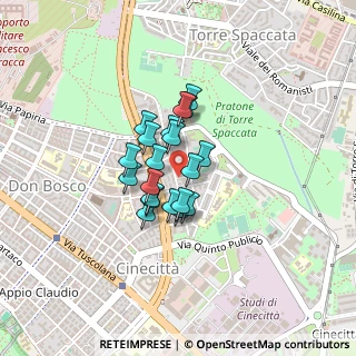 Mappa Via Giuseppe Chiovenda, 00173 Roma RM, Italia (0.278)