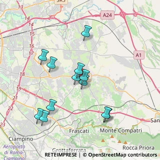 Mappa Via dell'Osteria del Finocchio, 00132 Roma RM, Italia (3.85167)