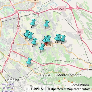 Mappa Via dell'Osteria del Finocchio, 00132 Roma RM, Italia (2.92692)