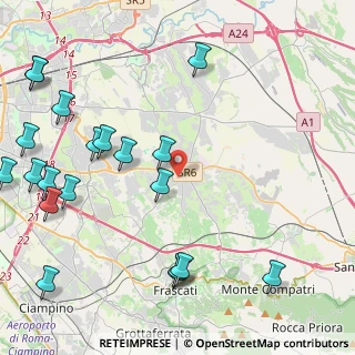 Mappa Via dell'Osteria del Finocchio, 00132 Roma RM, Italia (6.157)