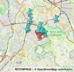 Mappa Via Giovanni Genocchi, 00145 Roma RM, Italia (1.08182)