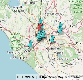 Mappa Via Giovanni Genocchi, 00145 Roma RM, Italia (7.90273)