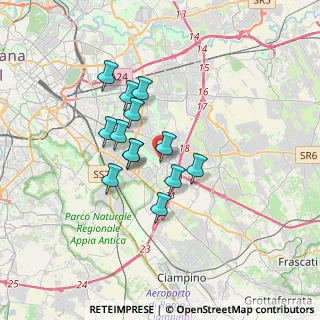 Mappa Torre Spaccata- Fosso Santa Maura, 00173 Roma RM, Italia (2.76308)
