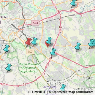 Mappa Torre Spaccata- Fosso Santa Maura, 00173 Roma RM, Italia (6.06273)