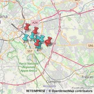 Mappa Torre Spaccata- Fosso Santa Maura, 00173 Roma RM, Italia (2.60727)