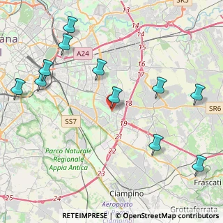 Mappa Torre Spaccata- Fosso Santa Maura, 00173 Roma RM, Italia (5.51)