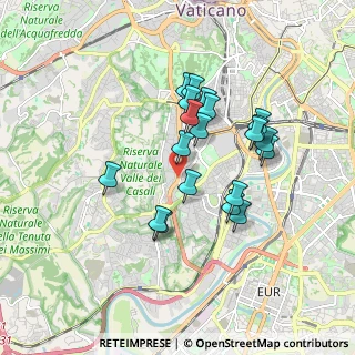 Mappa Piazzale Eugenio Morelli, 00151 Roma RM, Italia (1.6135)