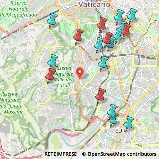 Mappa Piazzale Eugenio Morelli, 00151 Roma RM, Italia (2.73167)