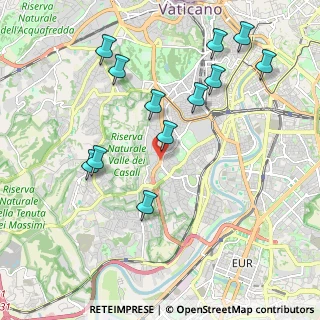 Mappa Piazzale Eugenio Morelli, 00151 Roma RM, Italia (2.29167)