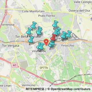 Mappa Via Nicolò Cannicci, 00133 Roma RM, Italia (1.34688)