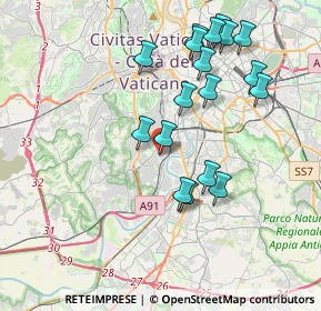 Mappa Via Federico Jorini, 00149 Roma RM, Italia (4.08722)