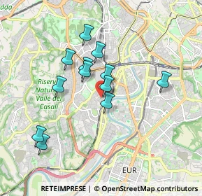 Mappa Via Federico Jorini, 00149 Roma RM, Italia (1.65167)