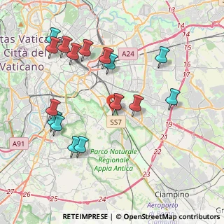 Mappa Via di Torre Branca, 00178 Roma RM, Italia (4.5775)