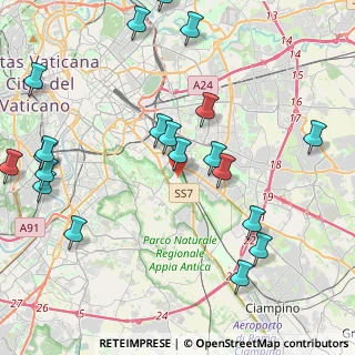Mappa Via di Torre Branca, 00178 Roma RM, Italia (5.484)