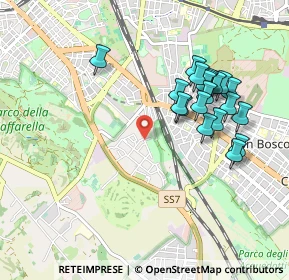Mappa Via di Torre Branca, 00178 Roma RM, Italia (0.98)