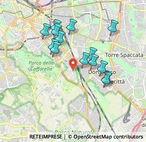 Mappa Via A, 00178 Roma RM, Italia (1.73143)